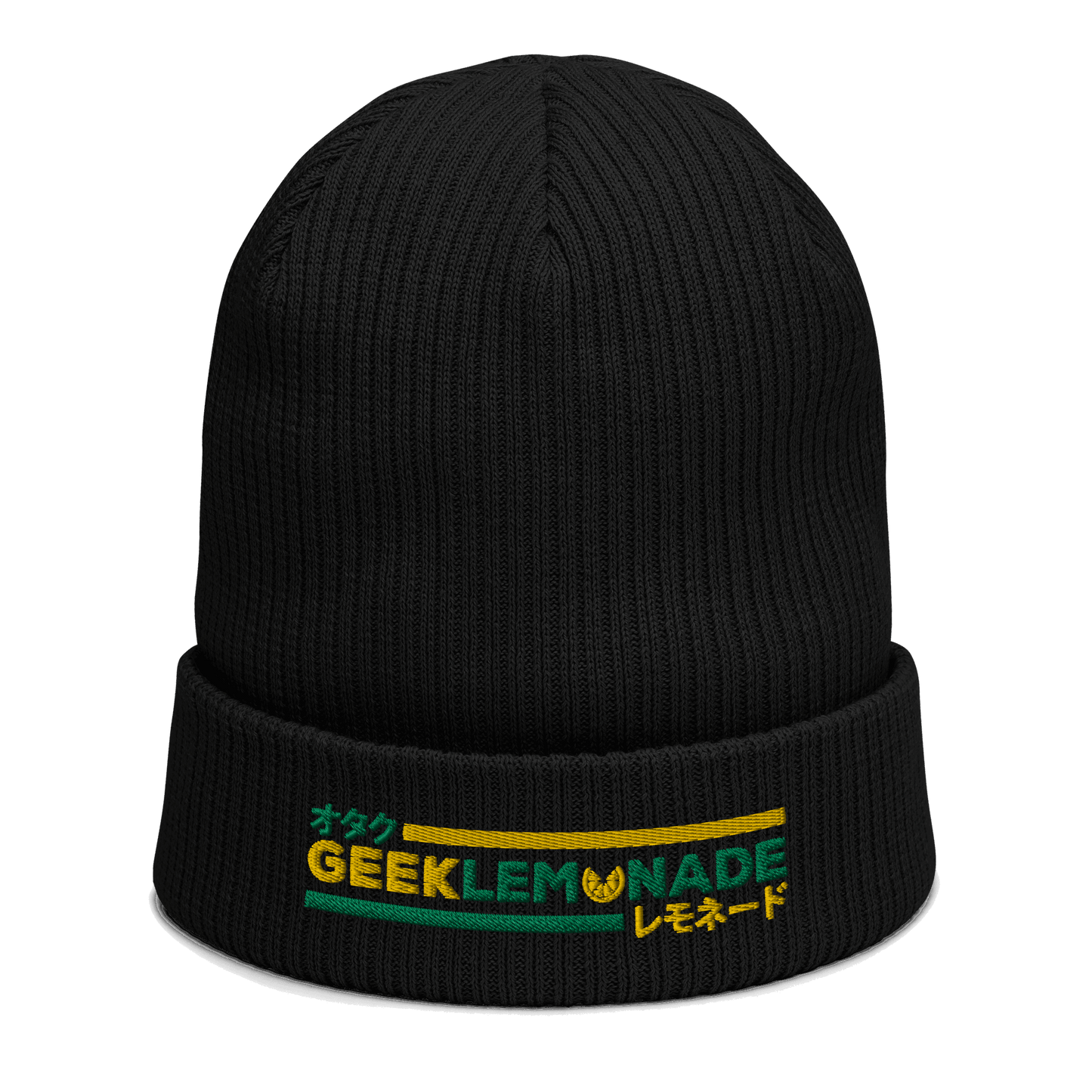 GeekLemonade Organic ribbed beanie
