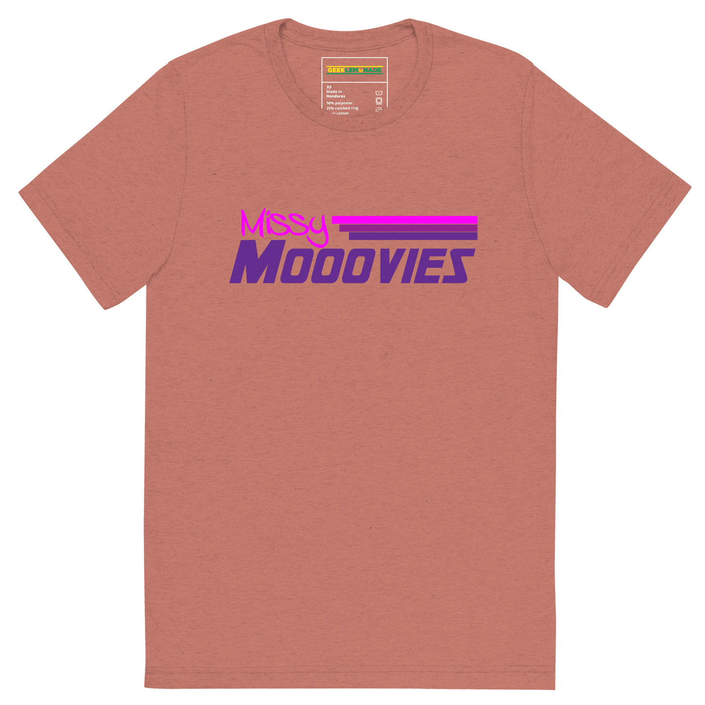 GeekLemonade Missy Moovies Short sleeve t-shirt