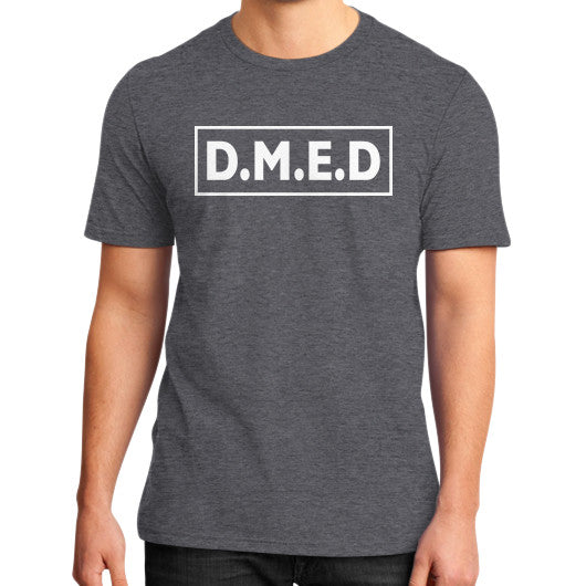 District T-Shirt (on man) Heather charcoal Ar Designed!