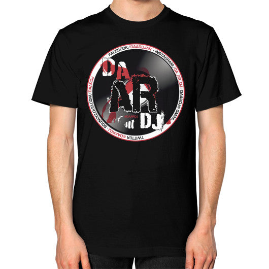 Unisex T-Shirt (on man) Black Ar Designed!