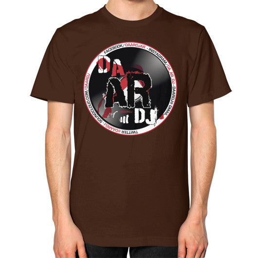 Unisex T-Shirt (on man) Brown Ar Designed!