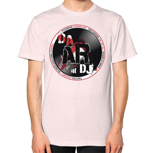 Unisex T-Shirt (on man) Light pink Ar Designed!