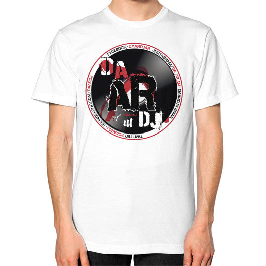Unisex T-Shirt (on man) White Ar Designed!
