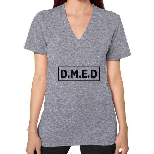 V-Neck (on woman) Tri-Blend Grey Ar Designed!