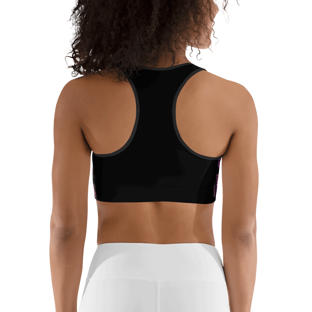 Geek's PINK & PURP - Sports bra