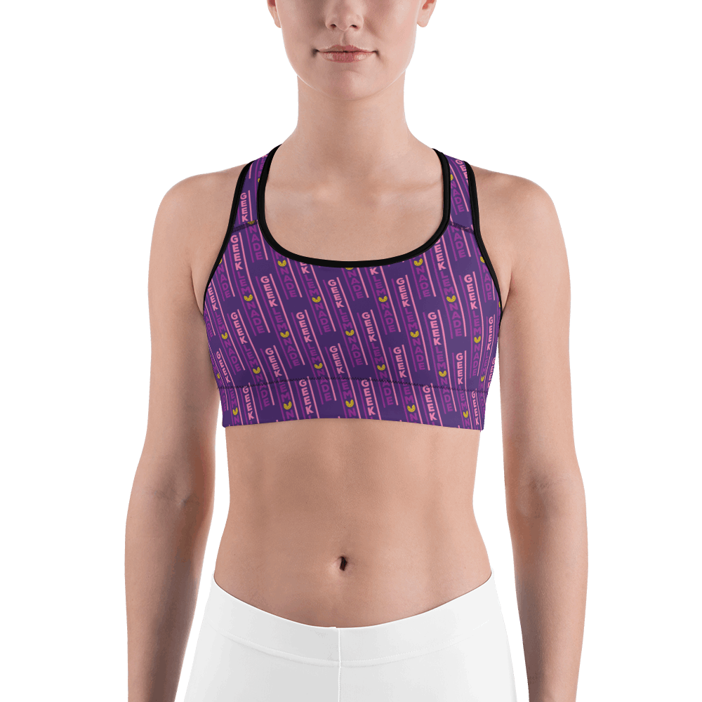 Geek's PINK&PURP - Sports bra