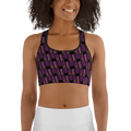 Geek's PINK & PURP - Sports bra