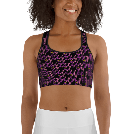 Geek's PINK & PURP - Sports bra