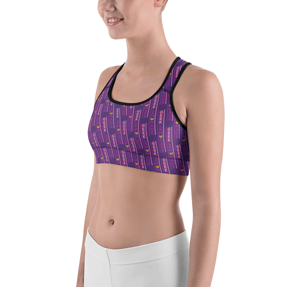 Geek's PINK&PURP - Sports bra