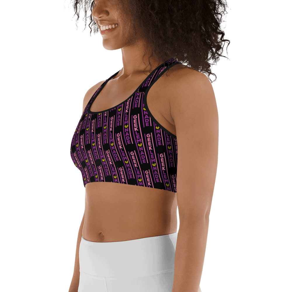 Geek's PINK & PURP - Sports bra