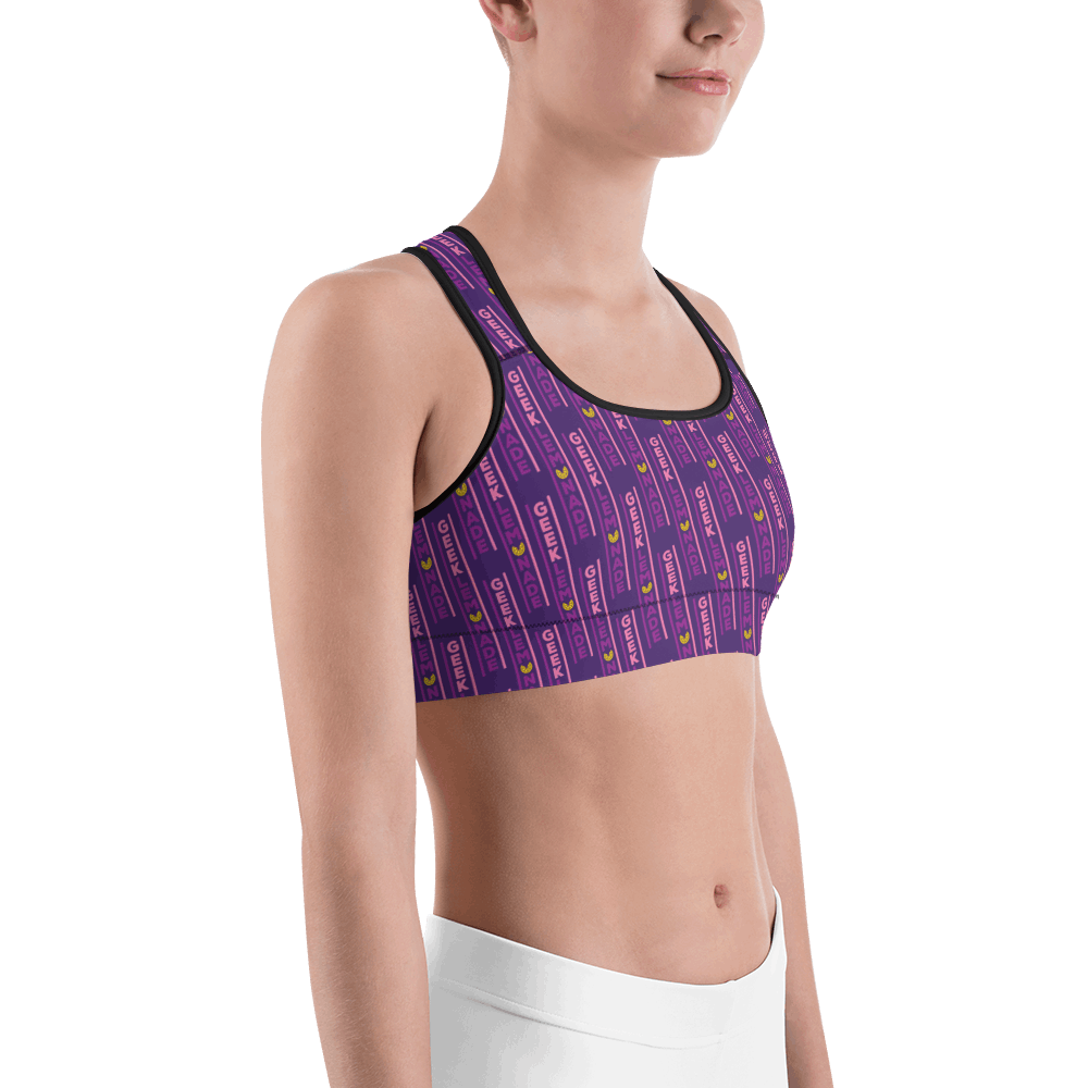 Geek's PINK&PURP - Sports bra