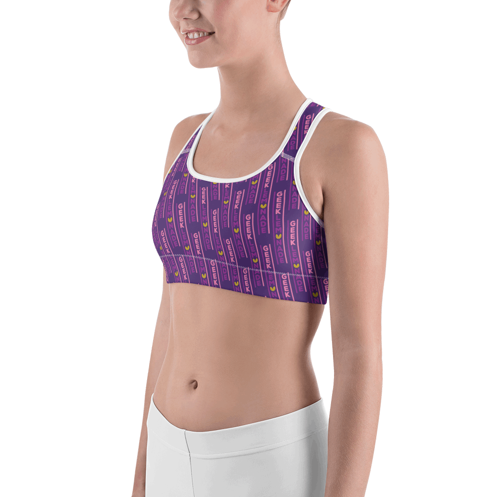 Geek's PINK&PURP - Sports bra