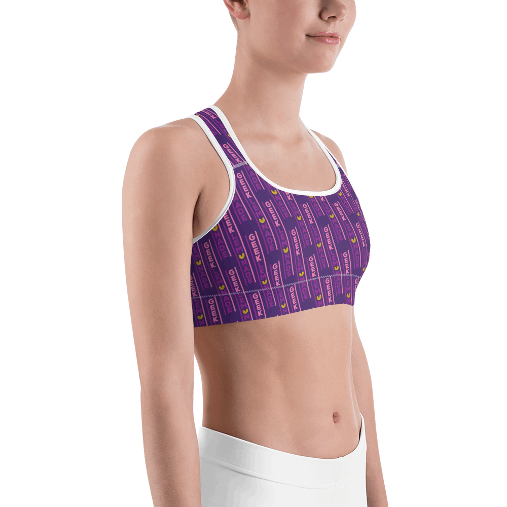 Geek's PINK&PURP - Sports bra