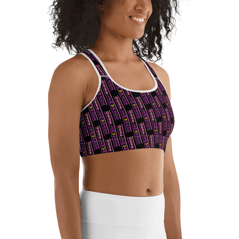 Geek's PINK & PURP - Sports bra