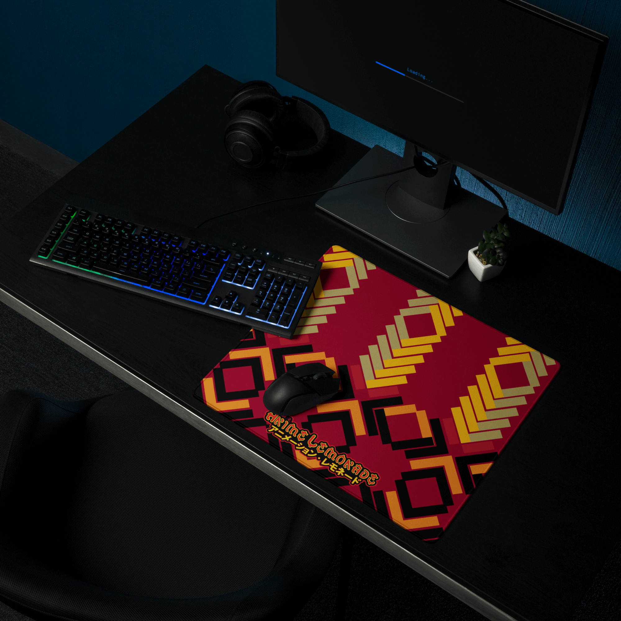 AnimeLemonade Red Gaming mouse pad