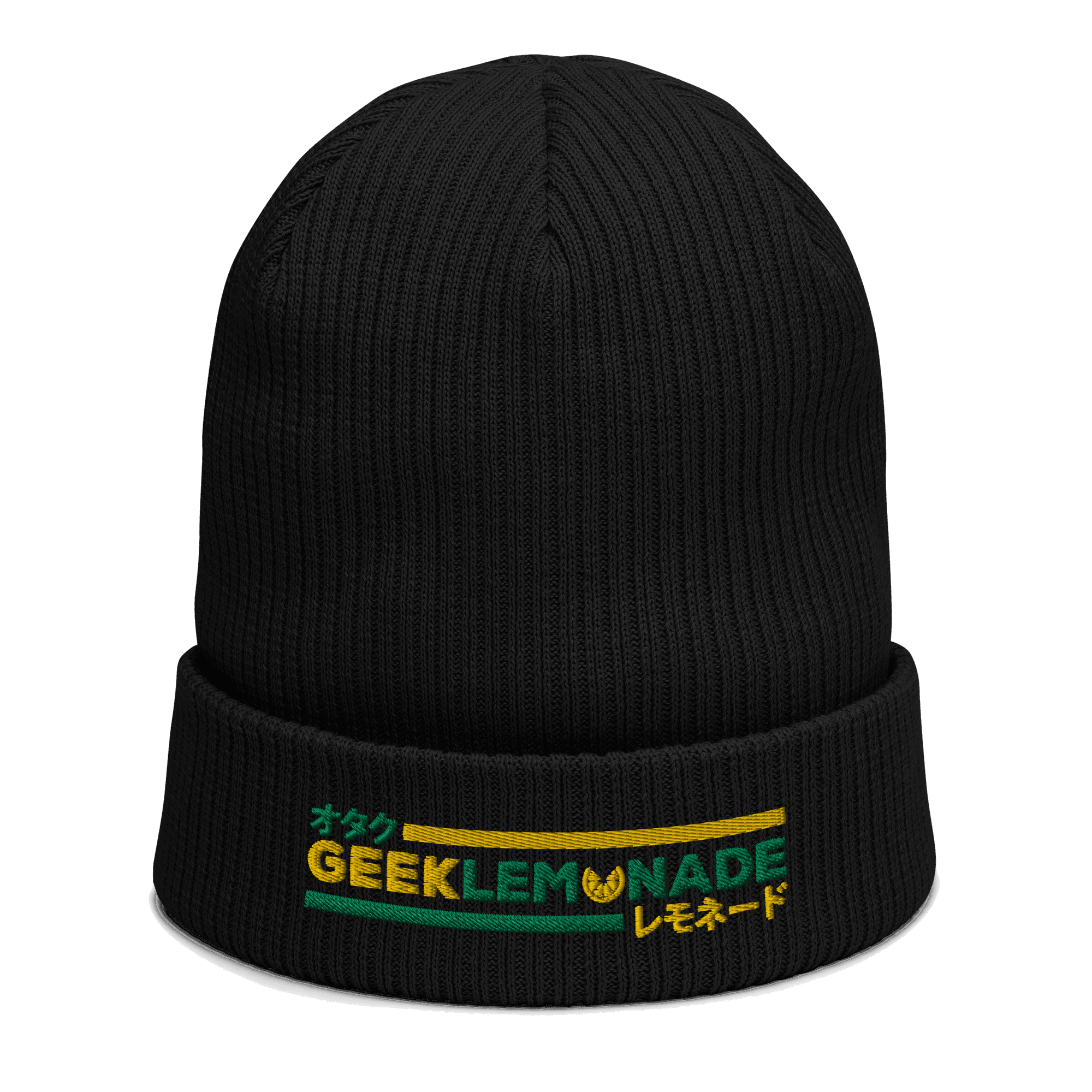 GeekLemonade Organic ribbed beanie