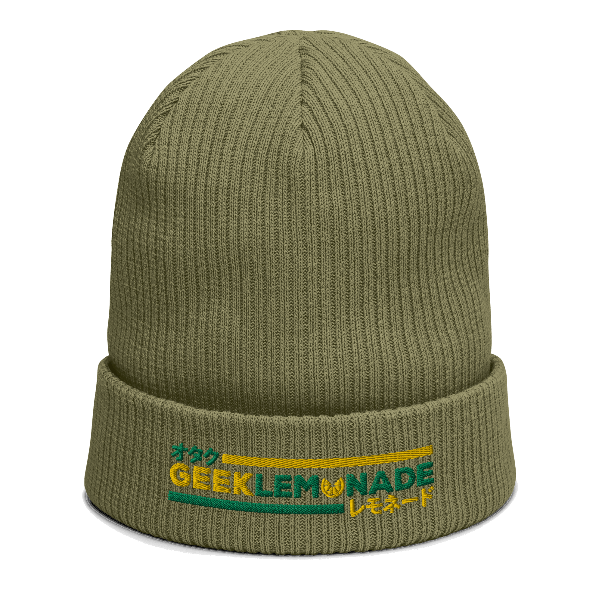 GeekLemonade Organic ribbed beanie