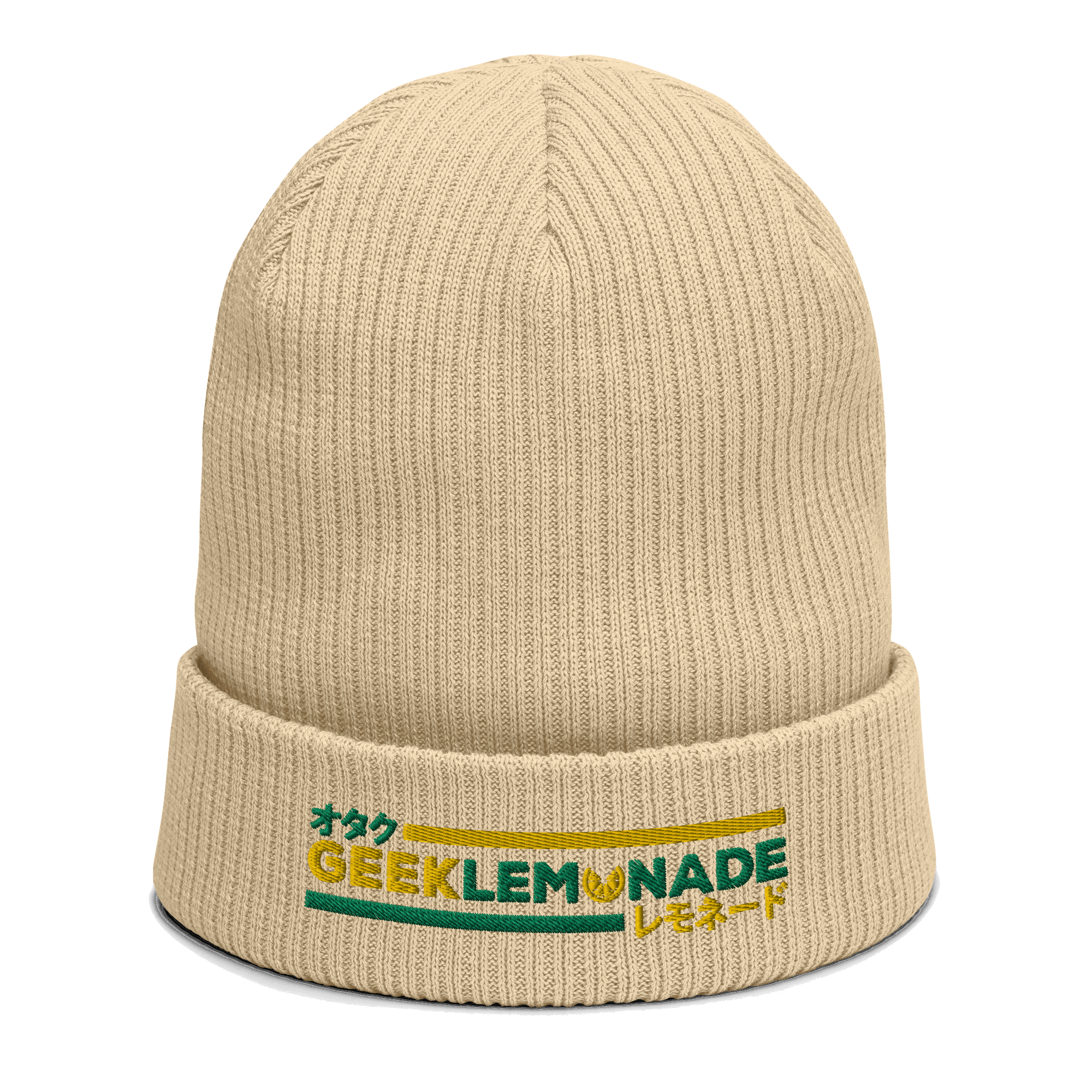 GeekLemonade Organic ribbed beanie