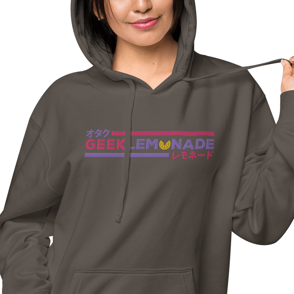 Geek's Pink & Purp Unisex pigment-dyed hoodie