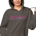 Geek's Pink & Purp Unisex pigment-dyed hoodie