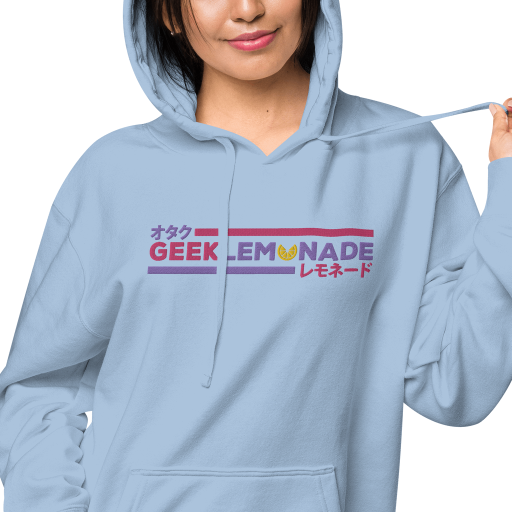Geek's Pink & Purp Unisex pigment-dyed hoodie