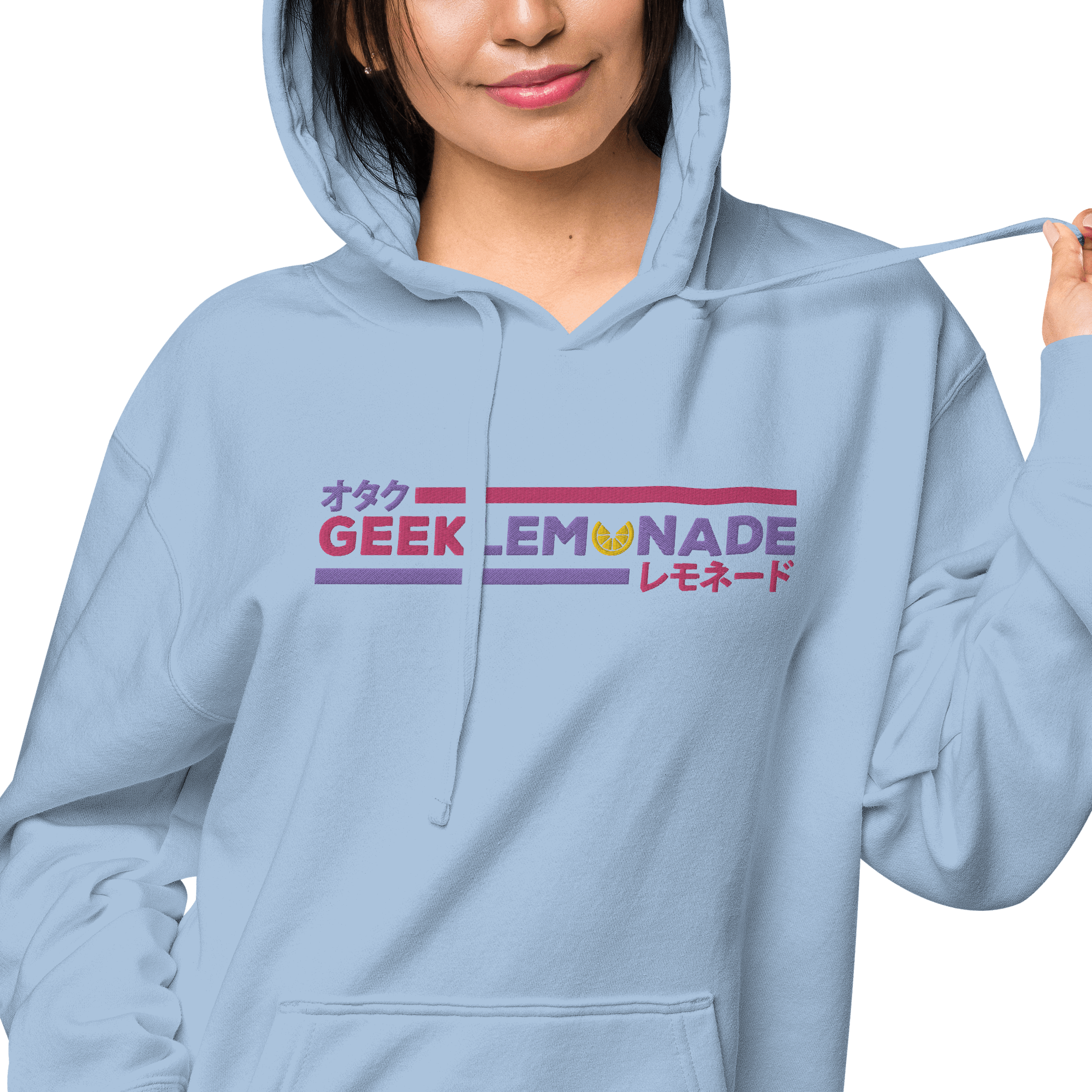 Geek's Pink & Purp Unisex pigment-dyed hoodie