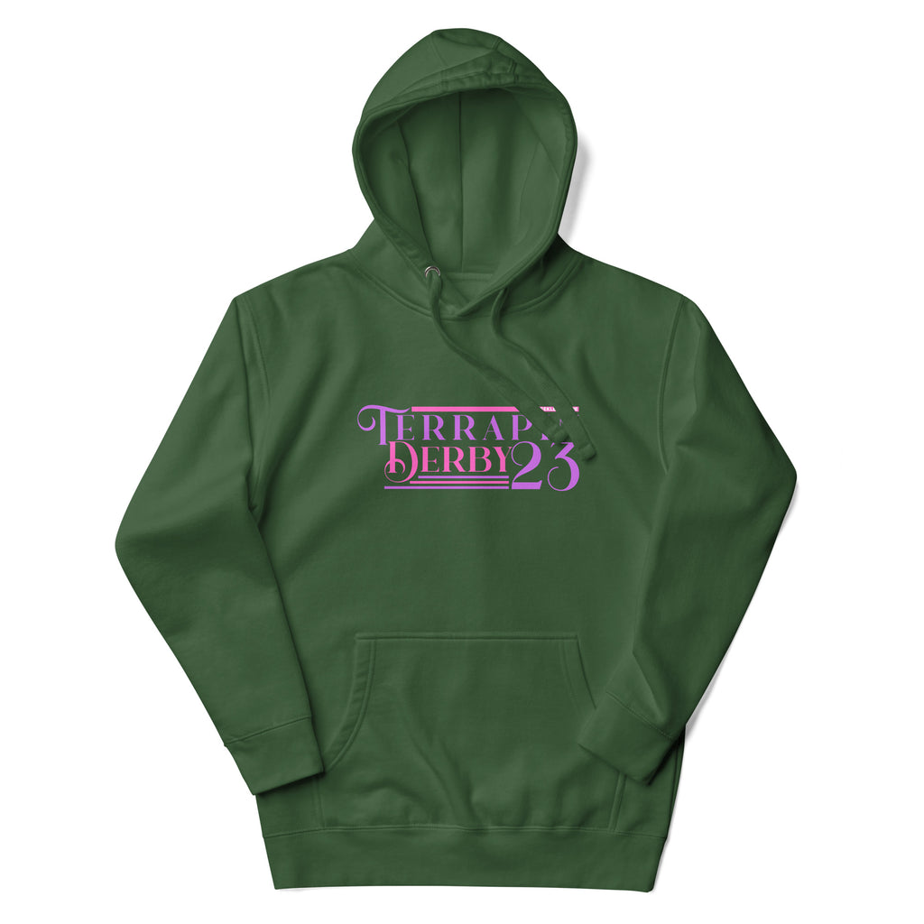 Terrapin Derby Pink Unisex Hoodie
