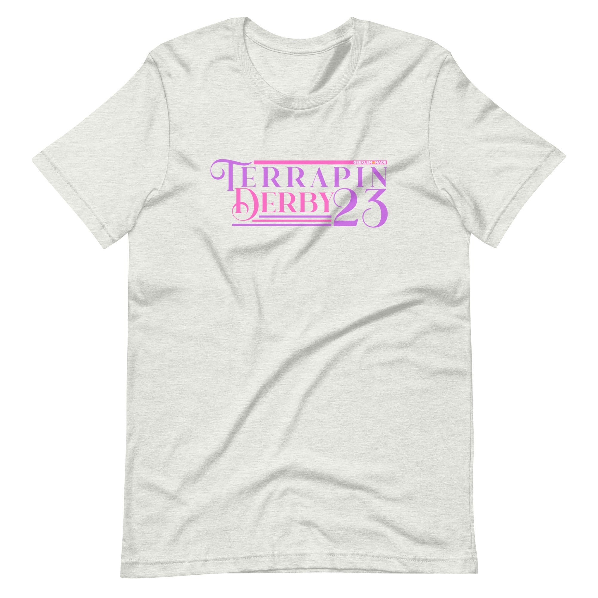 Terrapin Derby Pink Unisex t-shirt