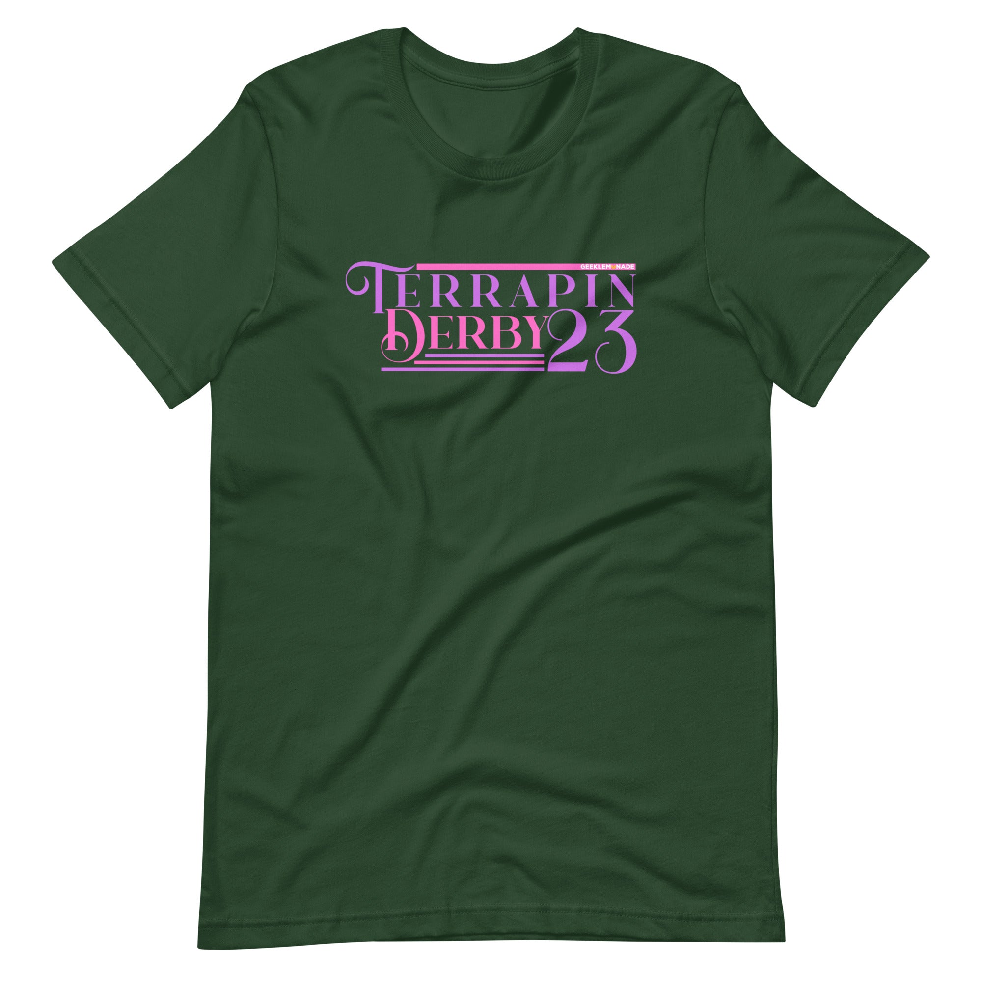 Terrapin Derby Pink Unisex t-shirt