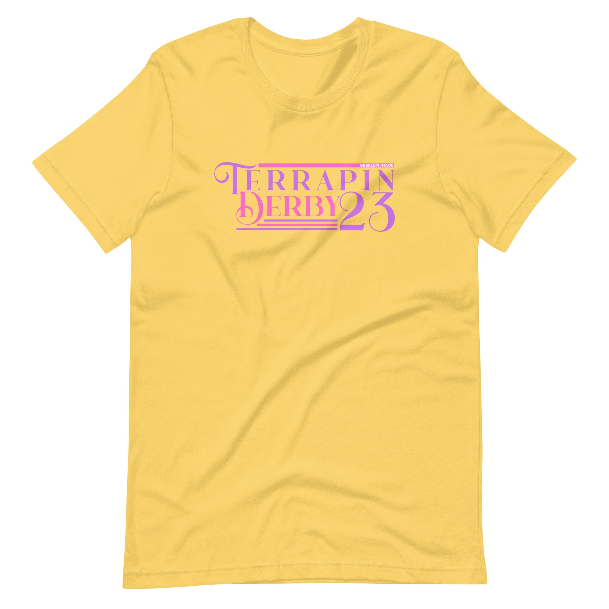 Terrapin Derby Pink Unisex t-shirt