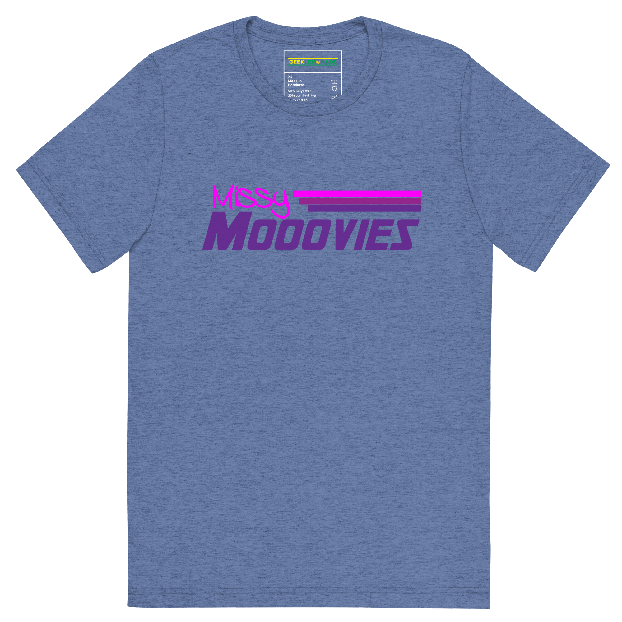 GeekLemonade Missy Moovies Short sleeve t-shirt