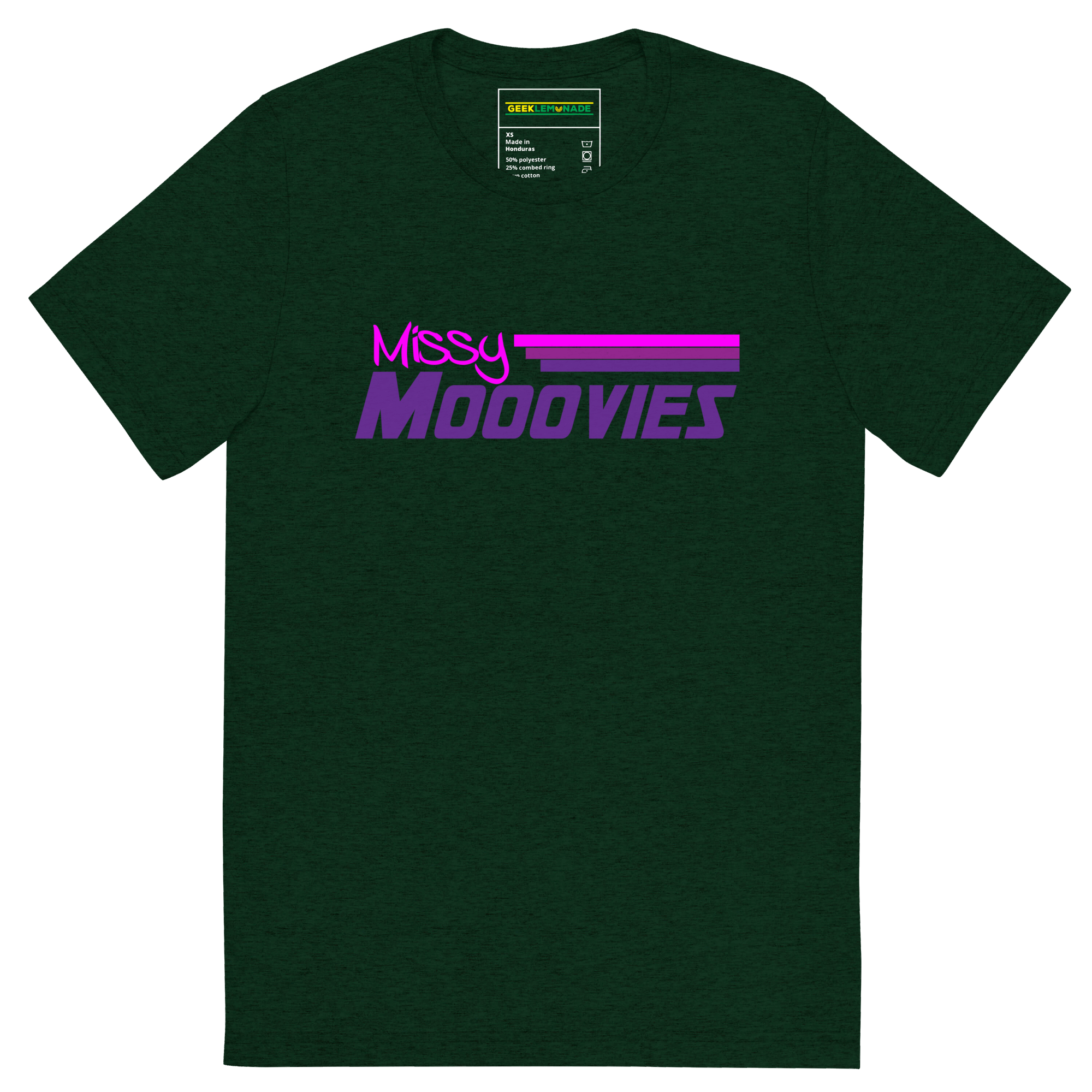 GeekLemonade Missy Moovies Short sleeve t-shirt