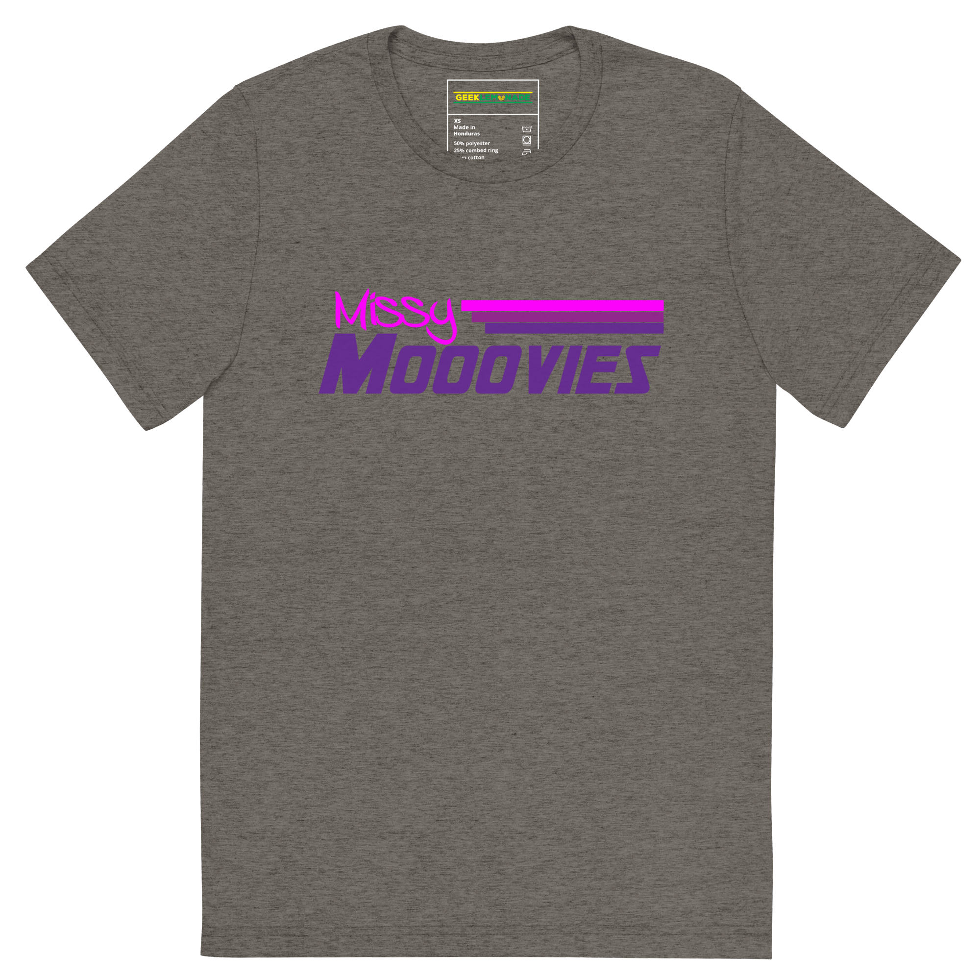GeekLemonade Missy Moovies Short sleeve t-shirt