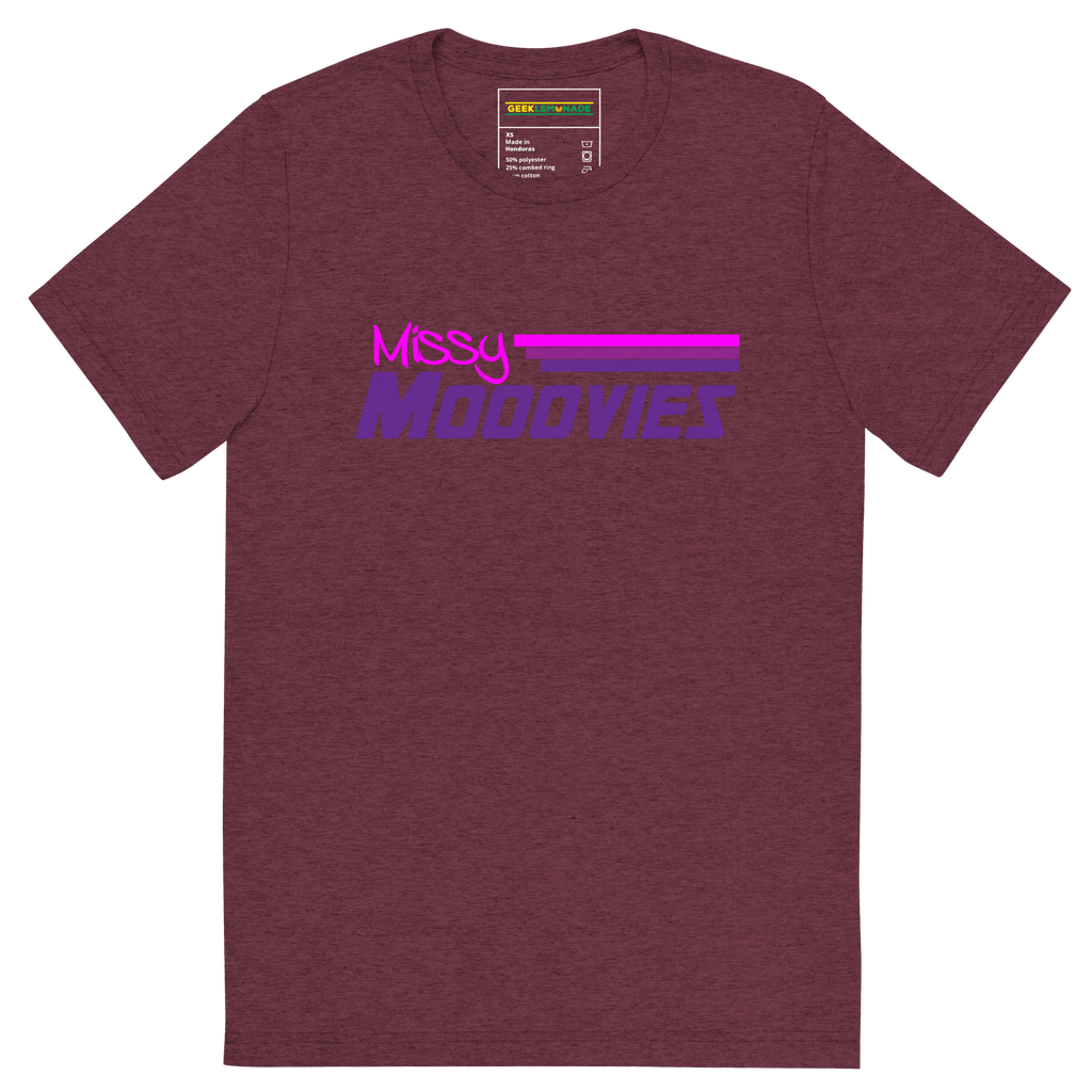 GeekLemonade Missy Moovies Short sleeve t-shirt