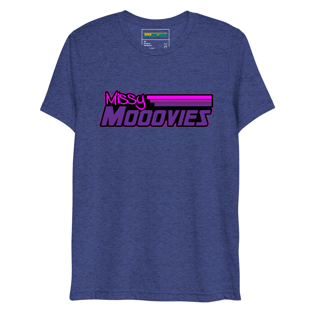 GeekLemonade Missy Mooovies Black Short sleeve t-shirt