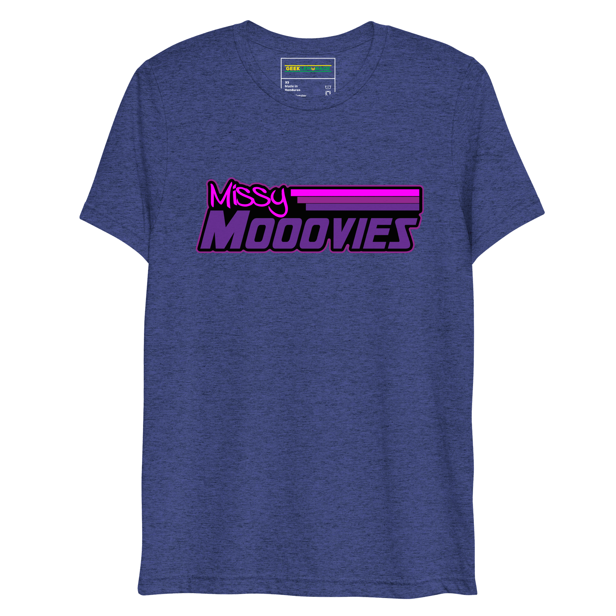 GeekLemonade Missy Mooovies Black Short sleeve t-shirt