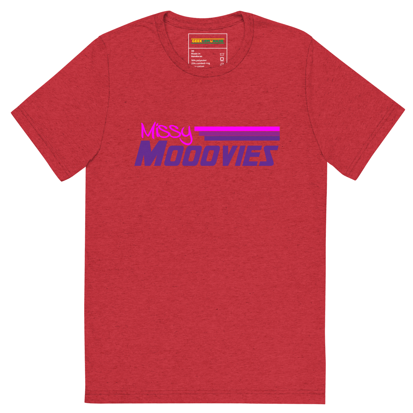 GeekLemonade Missy Moovies Short sleeve t-shirt