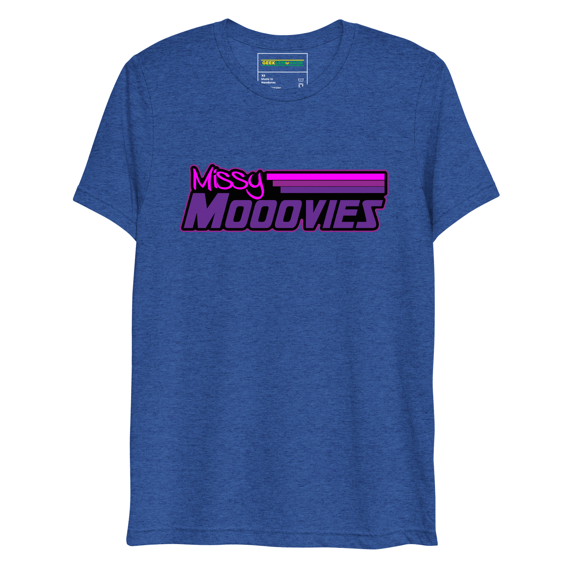 GeekLemonade Missy Mooovies Black Short sleeve t-shirt