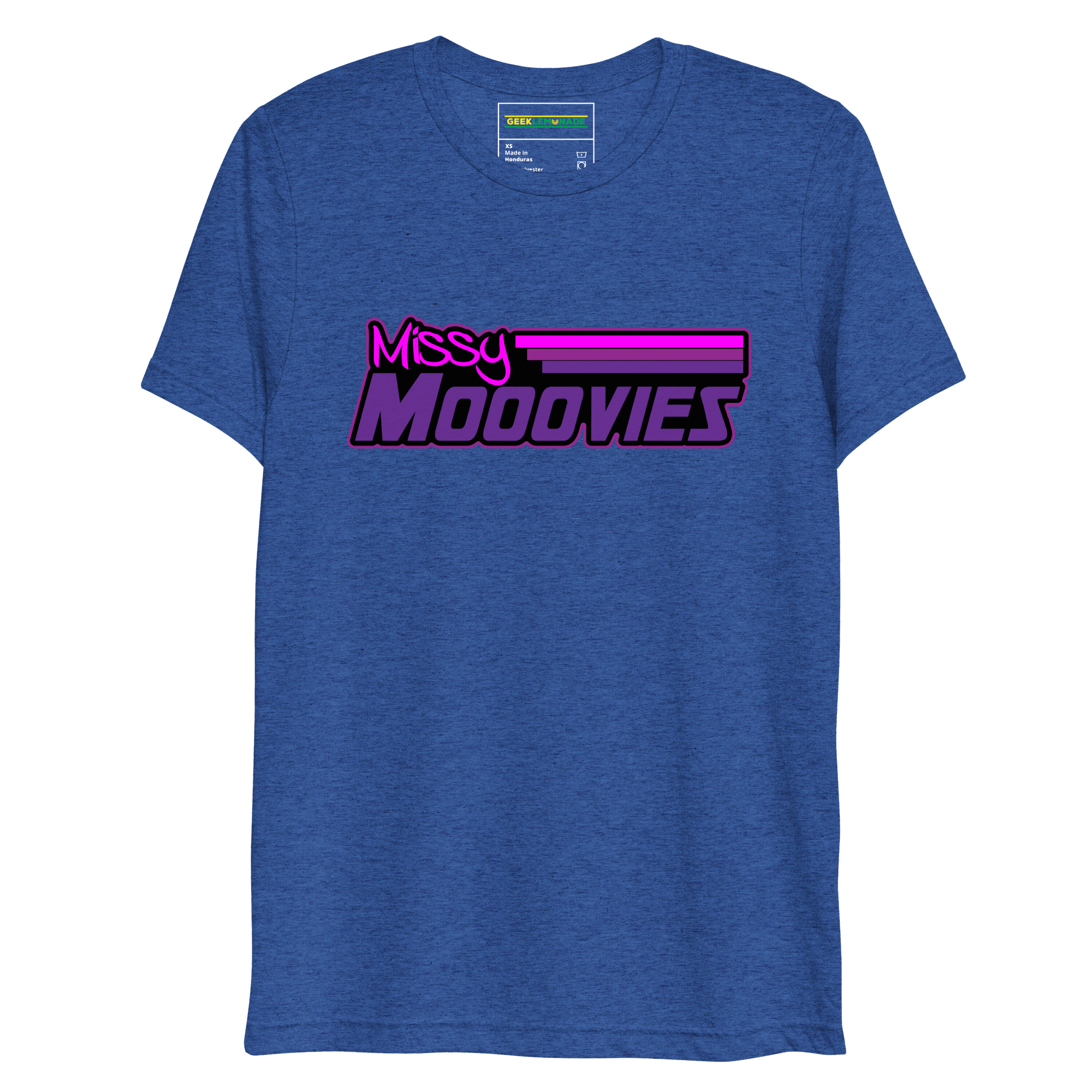 GeekLemonade Missy Mooovies Black Short sleeve t-shirt