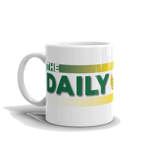 Daily Geek White glossy mug