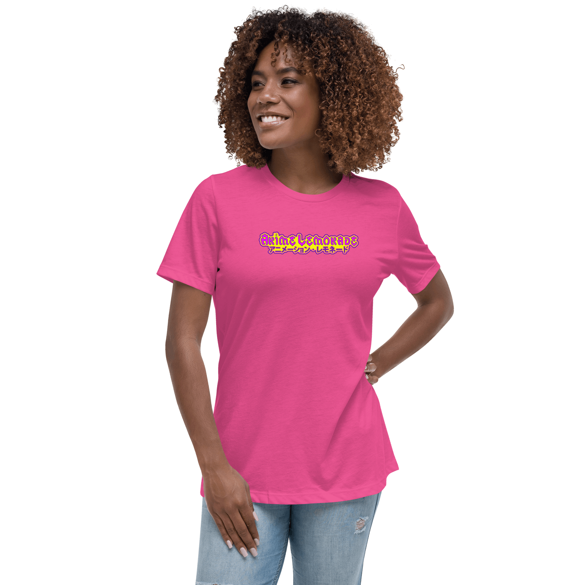 Geek's Pink & Purp Women's Relaxed T-Shirt