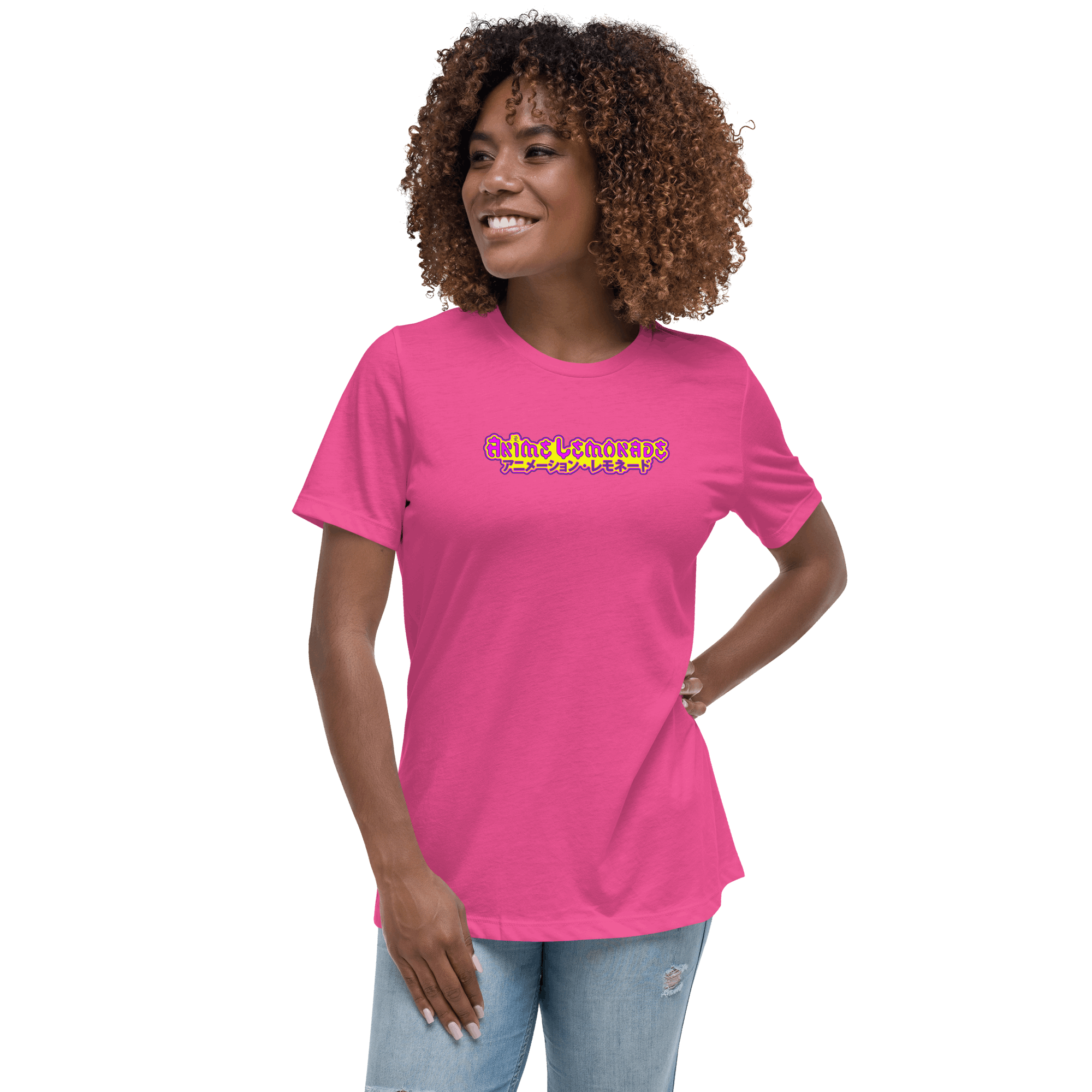 Geek's Pink & Purp Women's Relaxed T-Shirt