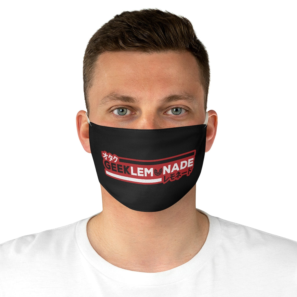 GeekLemonade Red & Black Fabric Face Mask