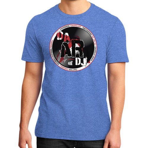 District T-Shirt (on man) Heather blue Ar Designed!
