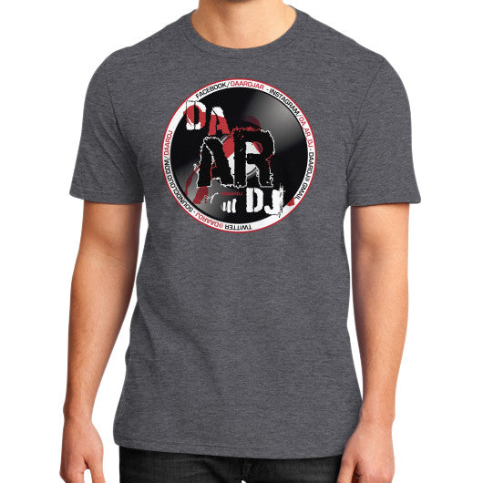 District T-Shirt (on man) Heather charcoal Ar Designed!