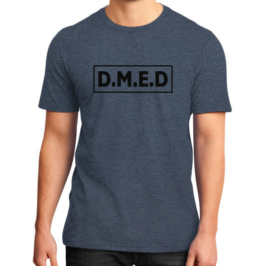 District T-Shirt (on man) Heather navy Ar Designed!