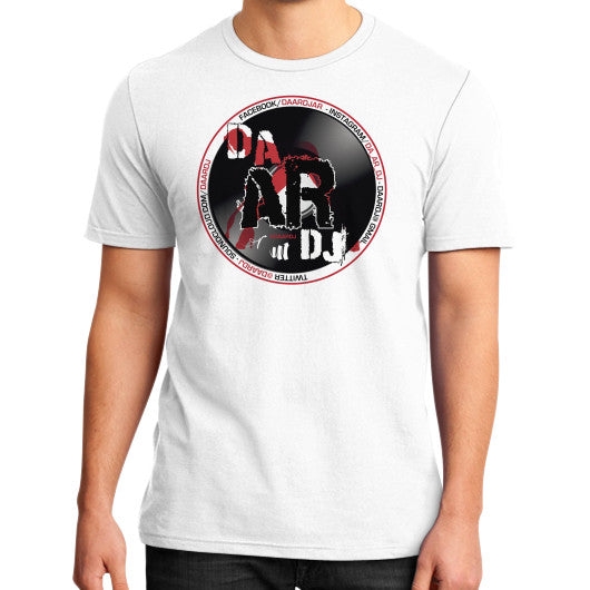 District T-Shirt (on man) White Ar Designed!