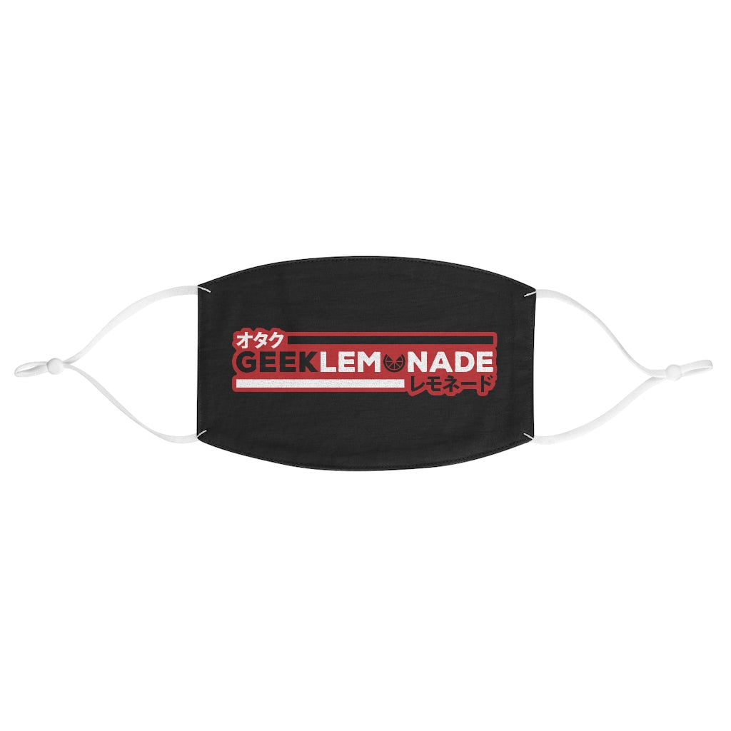 GeekLemonade Red & Black Fabric Face Mask