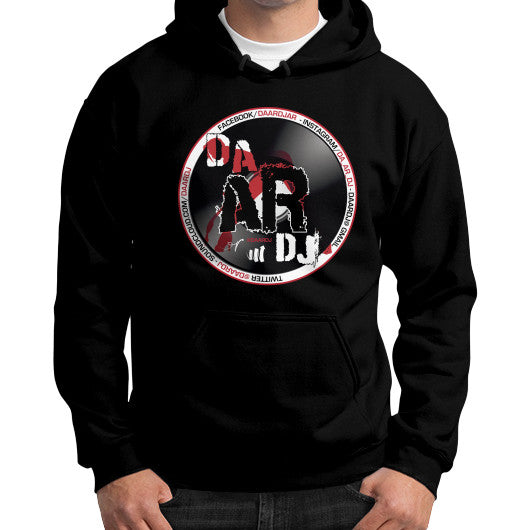 Gildan Hoodie (on man) Black Ar Designed!