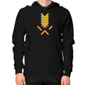 Hoodie (on man) Black Ar Designed!